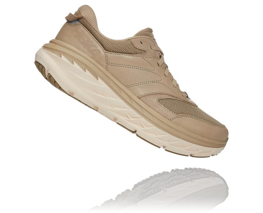 Running Shoes Mens - Hoka One One Bondi L - Brown - KSMNDYE-35